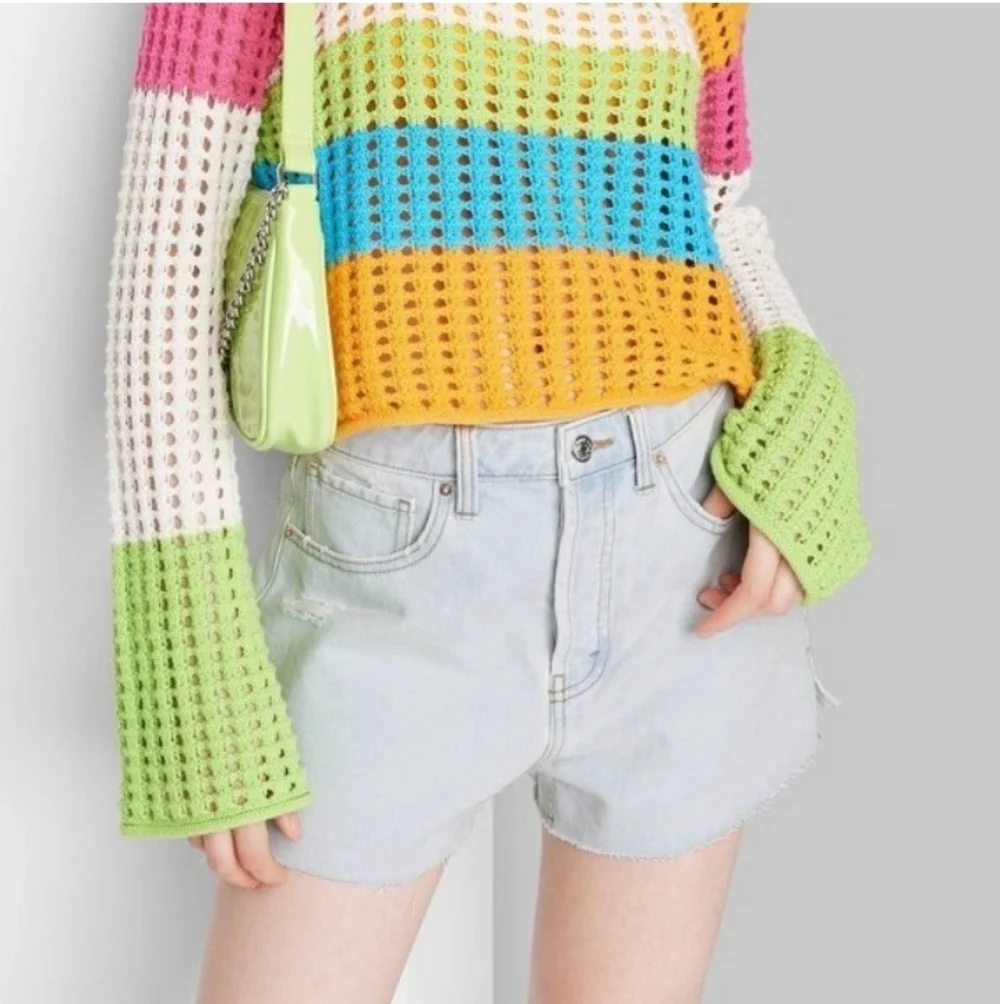 Wild Fable Button Fly Cutoff Denim Shorts‎
